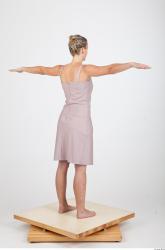 Whole Body T poses Casual Dress Slim Studio photo references